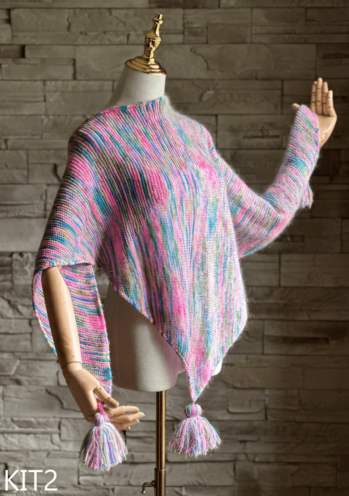 Bennet Sister Shawl - KNITTING KIT - Biscotte Yarns