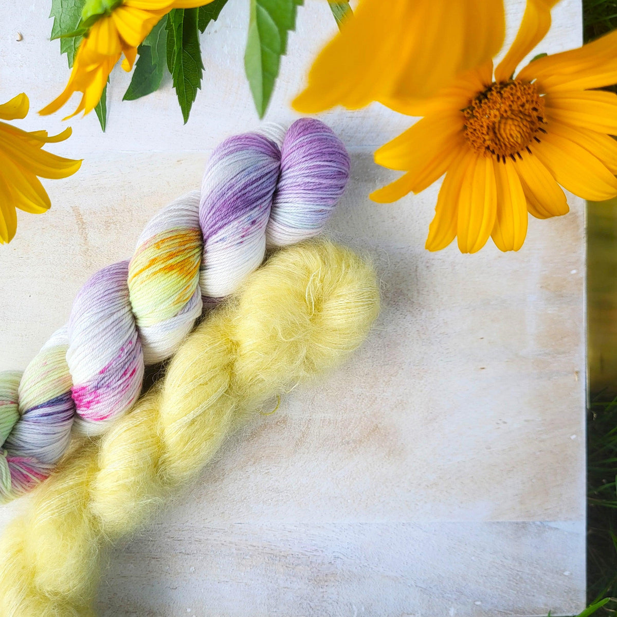 ✿ Spring Daisies ✿ KNITTING KIT - Biscotte Yarns