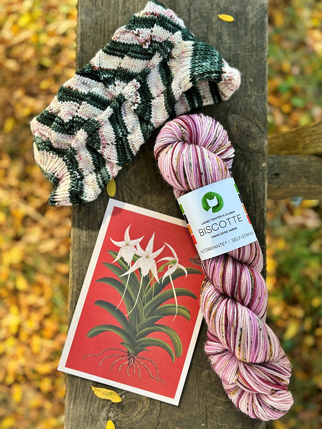 Big Bold Foliage | Knitting pattern with or without yarns