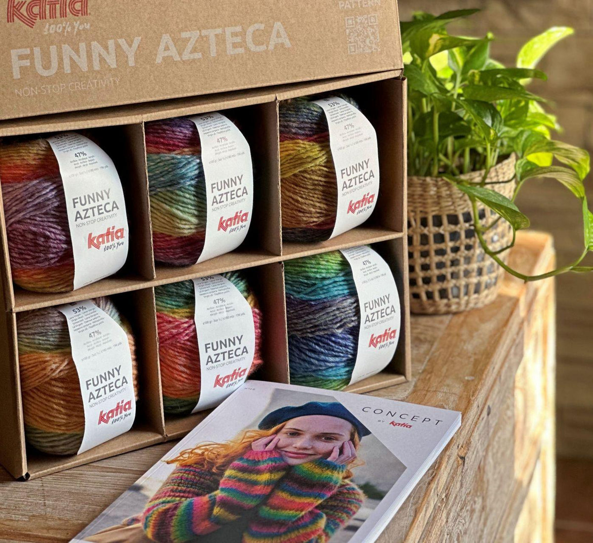 Funny Azteca - KATIA - Biscotte Yarns