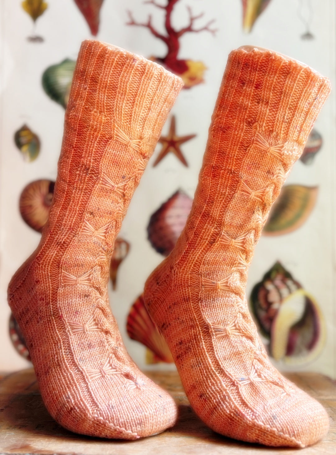 Lever de Rideau Socks | Free Knitting Pattern and Optional kit