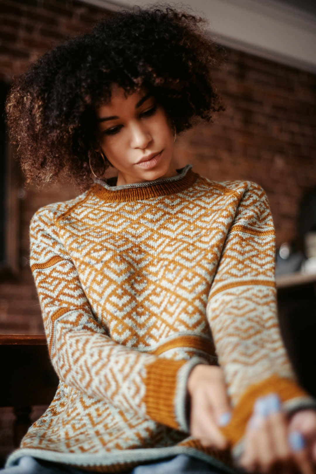 Malena Pullover | Knitting Pattern and Optional Kits