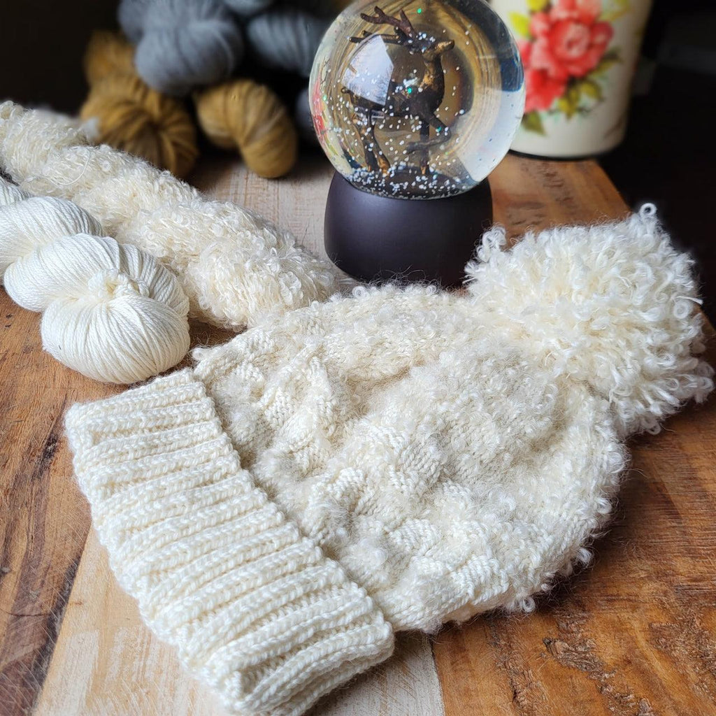 The Bouclé Kit | Knitting kit - Biscotte Yarns