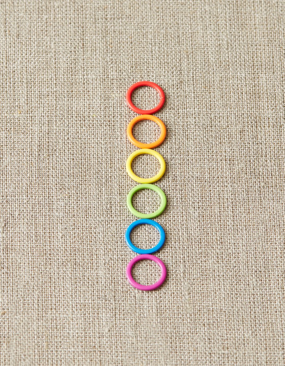 Colorful Ring Stitch Markers - Cocoknits