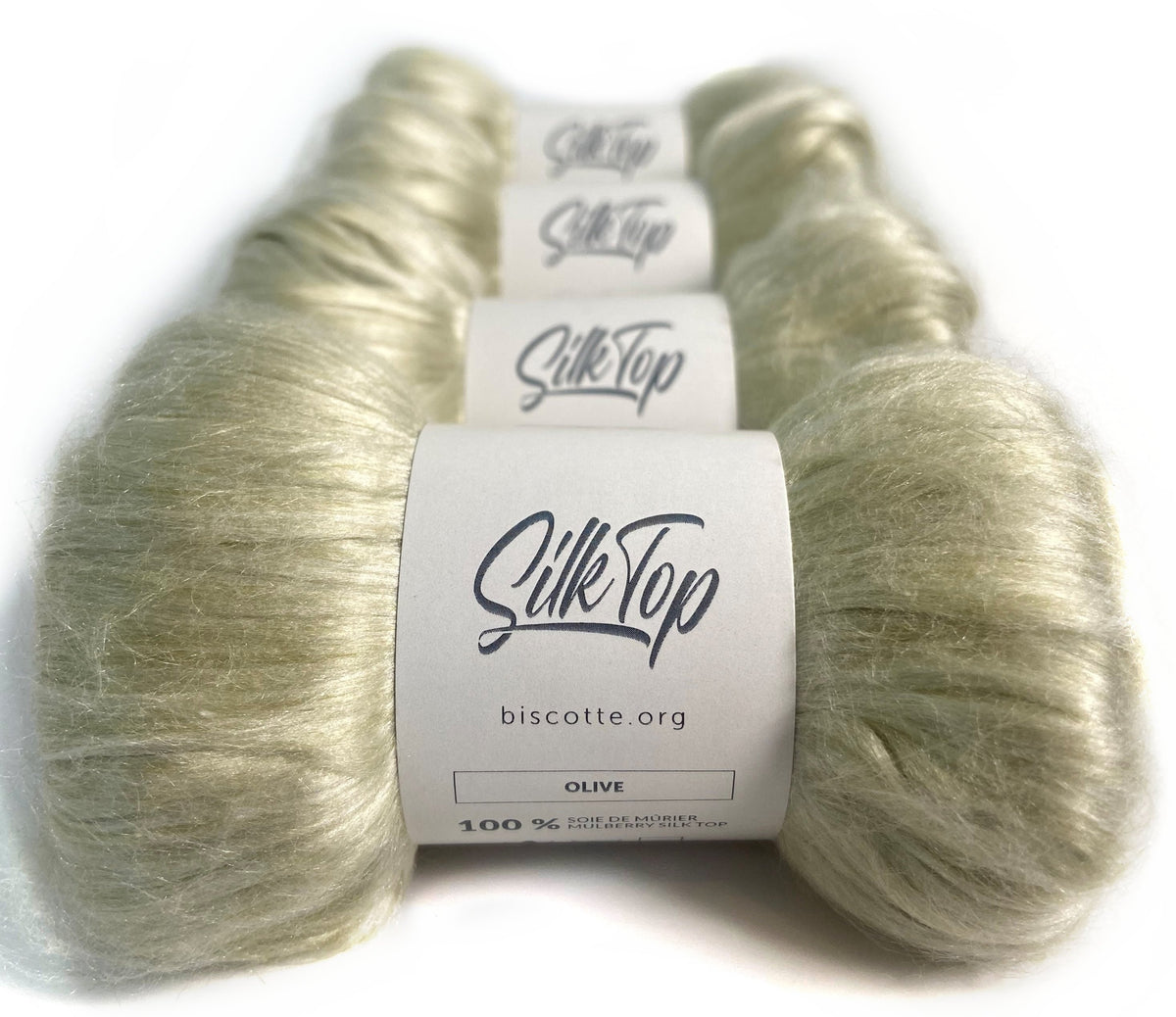 Silk Top - Spinning Fiber