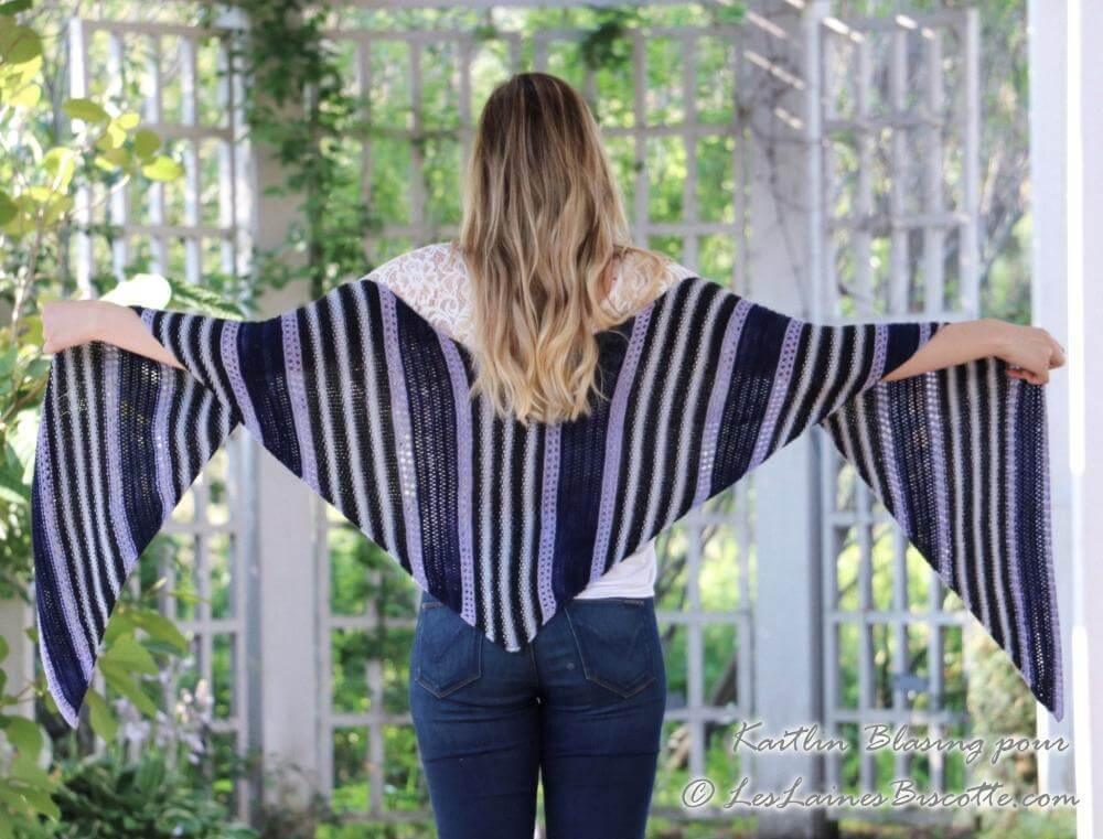 Cascading Angles Shawl Pattern