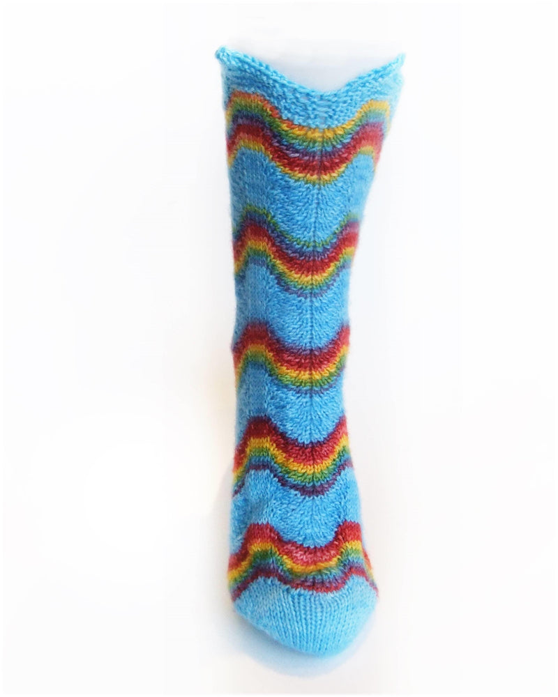 Socks pattern Over the rainbow - Biscotte Yarns