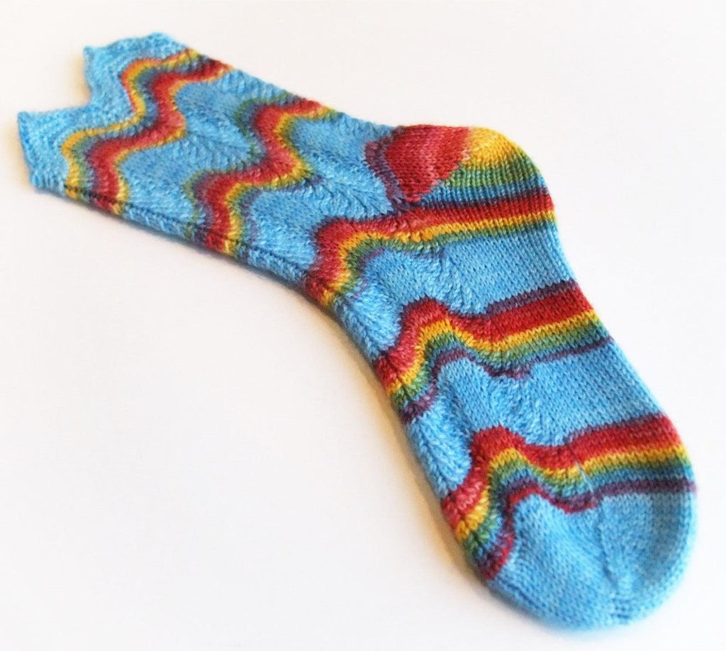 Socks pattern Over the rainbow - Biscotte Yarns
