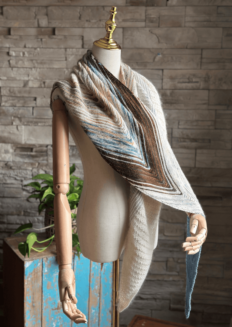 Poussière de Fée Shawl | Knitting kit - Biscotte Yarns