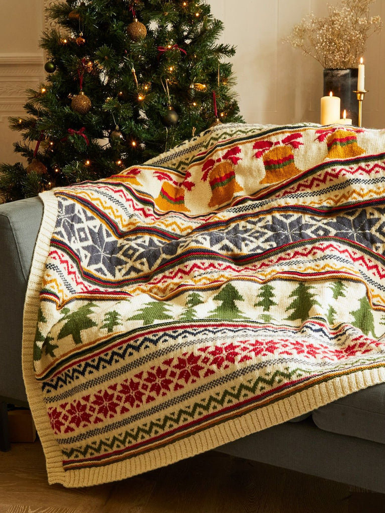 Christmas Blanket Knitting Kit