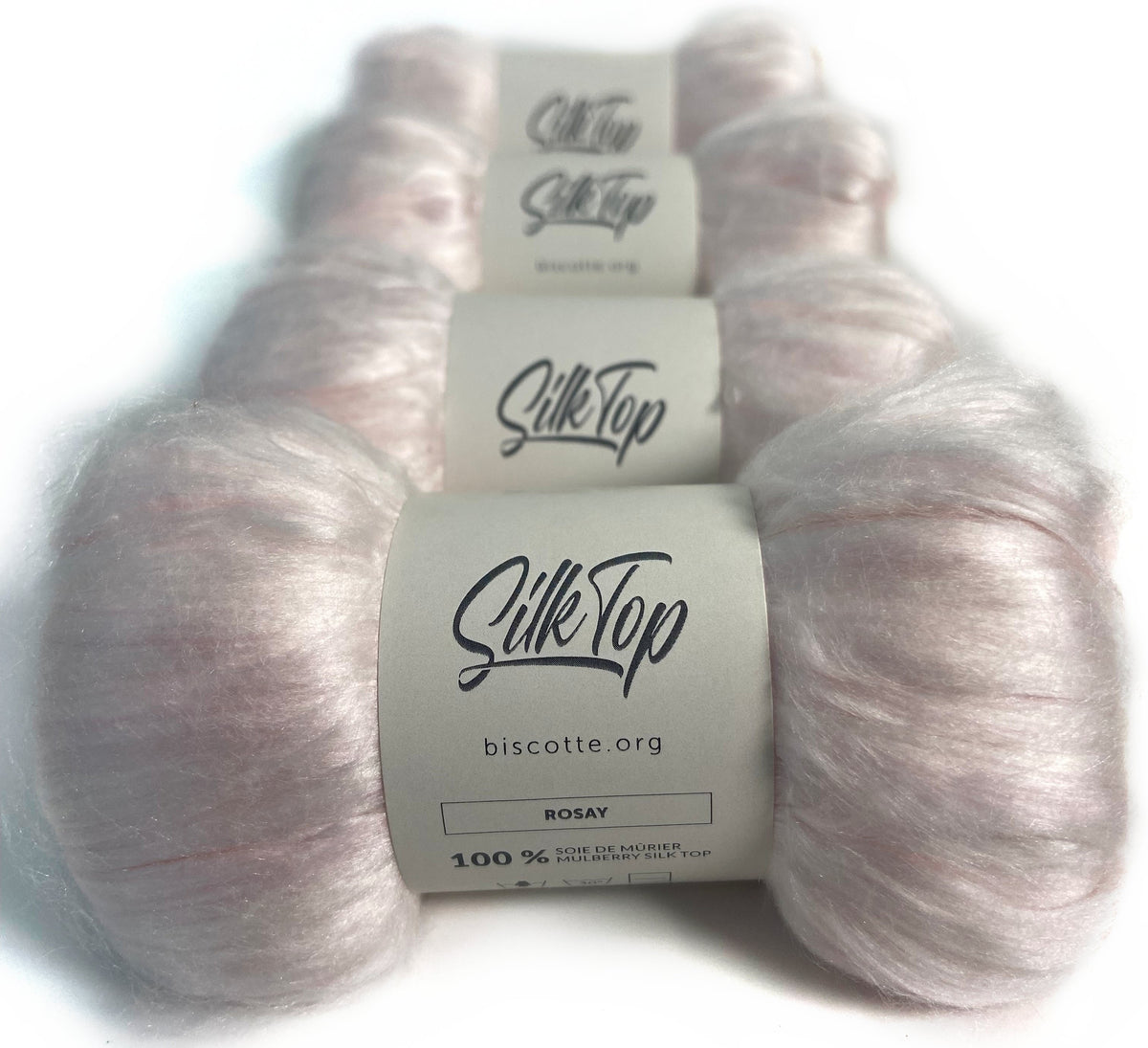 Silk Top - Spinning Fiber