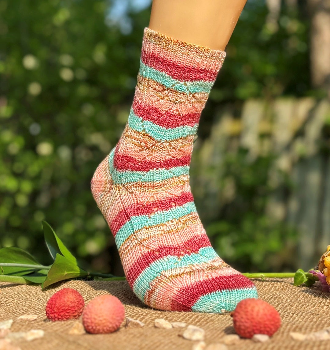 Sea Bloom Socks | Knitting Pattern and Optional Kit