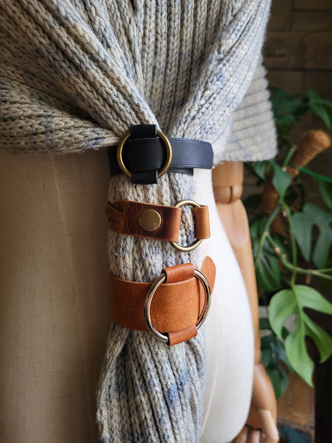 Leather Shawl Belt