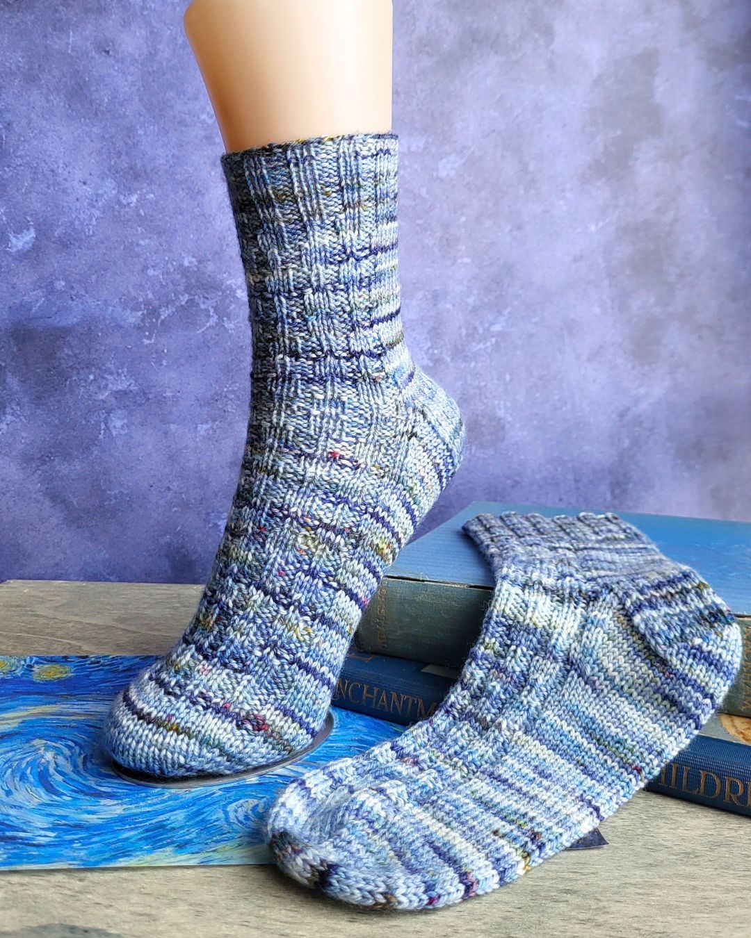 Simply Textured Socks | Knitting pattern and Optional kit