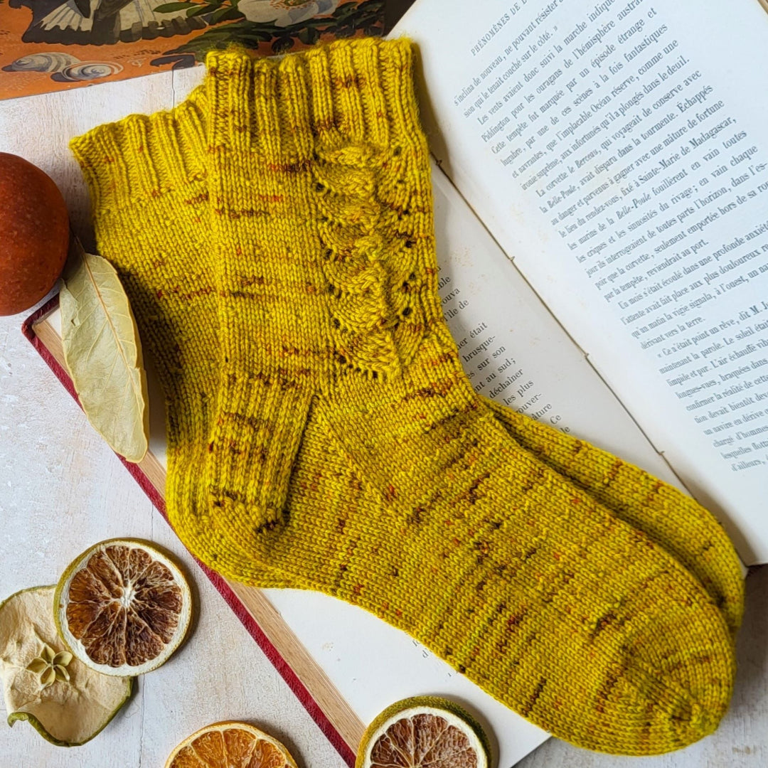 Sun Rise and Shine Socks | Knitting Pattern and Optional Kit