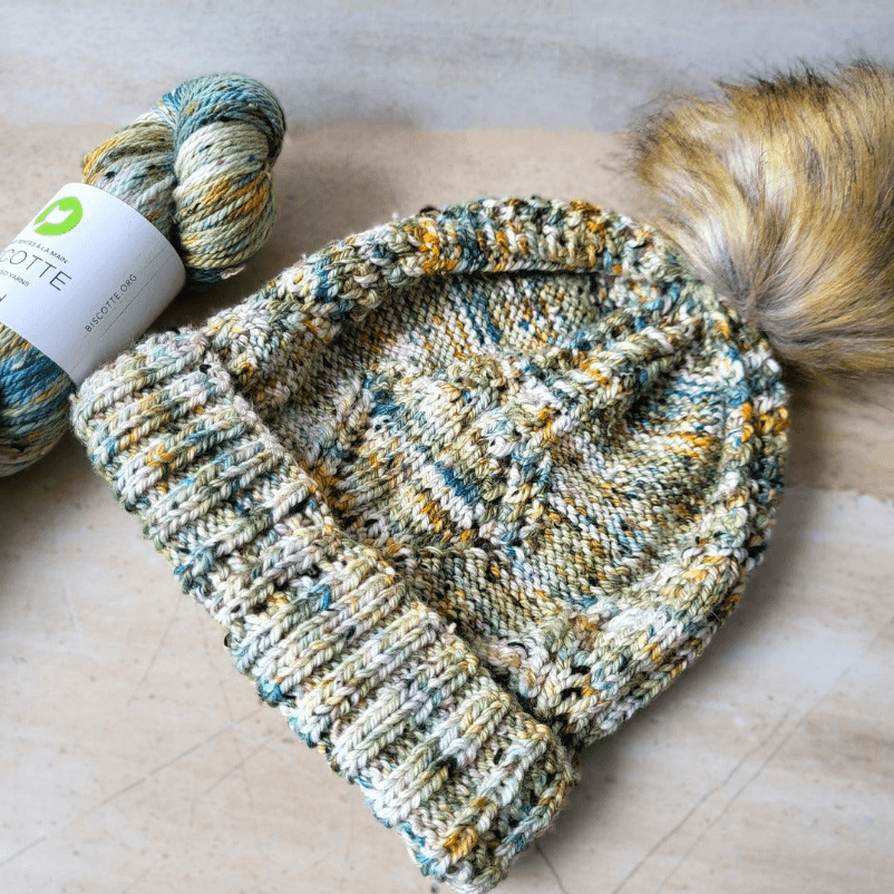 Ornement Japonais hat | Knitting kit - Biscotte Yarns