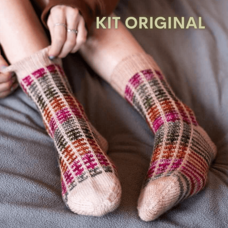 Trestle Socks | Knitting pattern and knitting kits - Biscotte Yarns