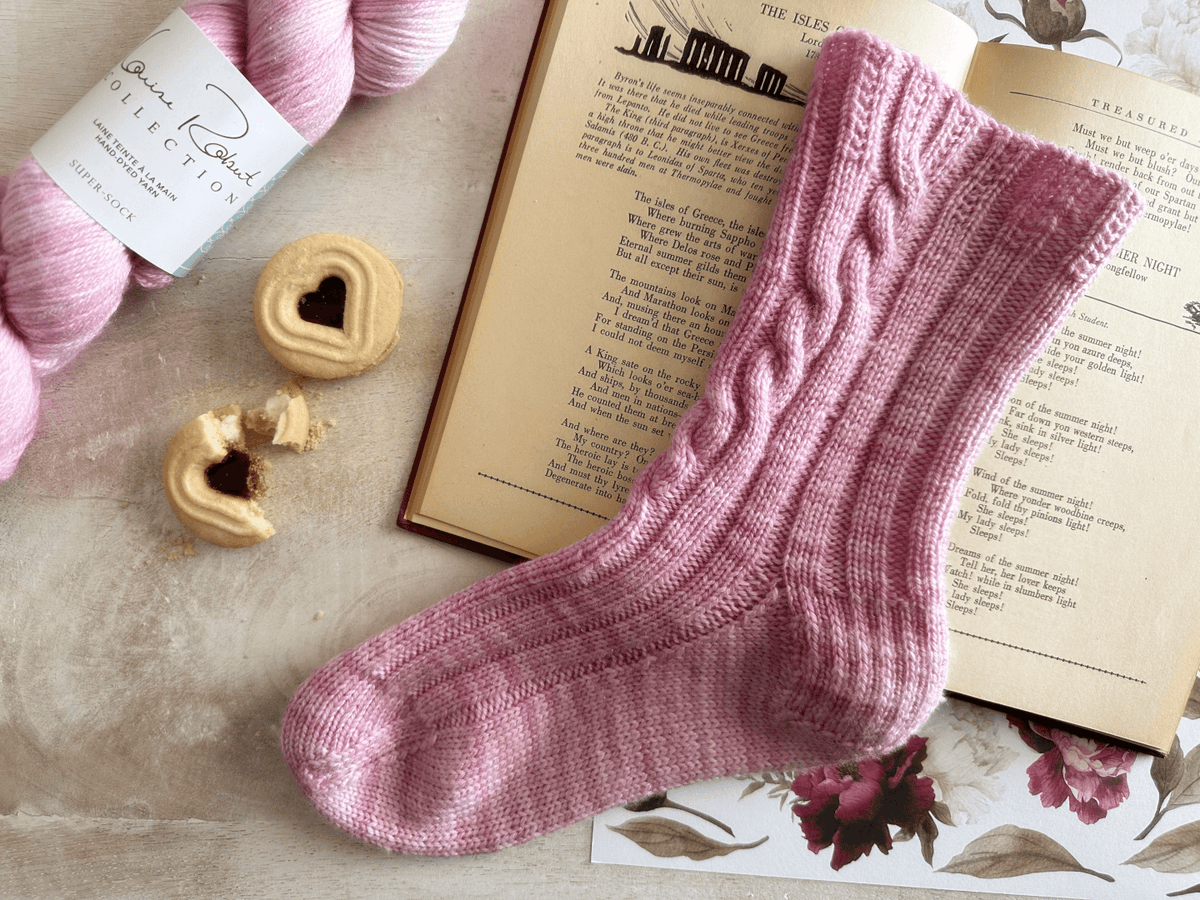 Watchtower Socks Pattern - Biscotte Yarns