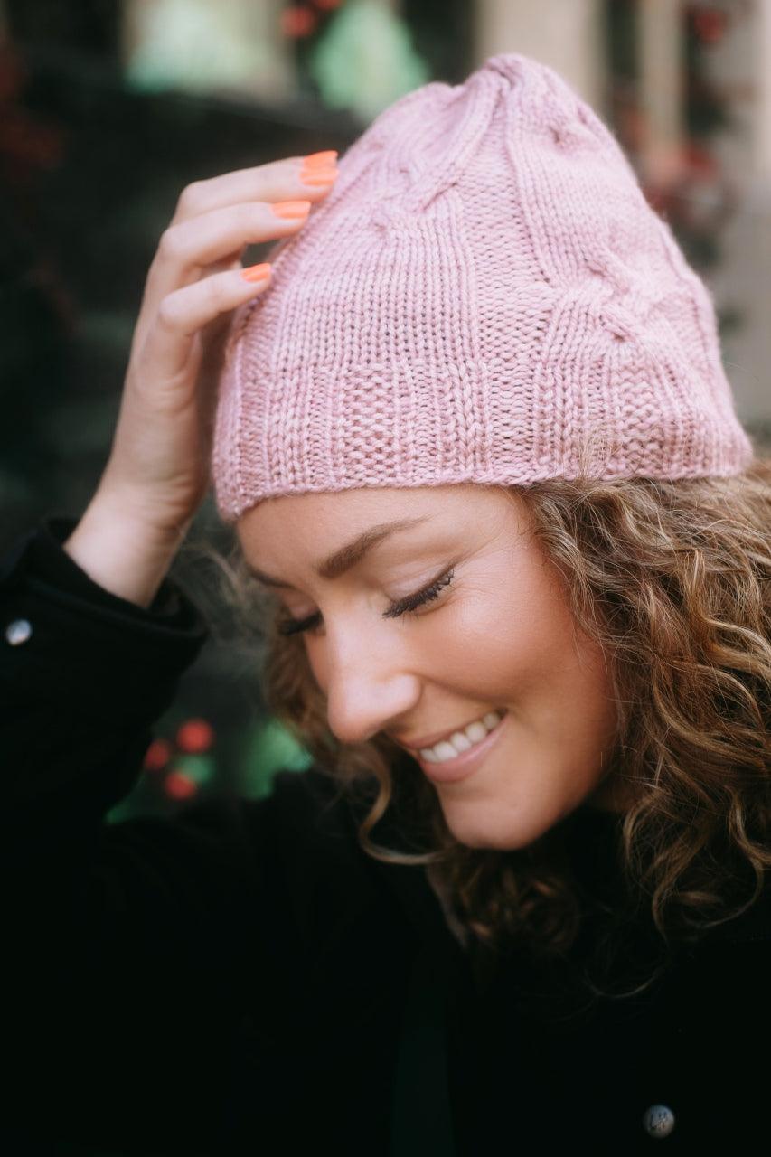 Wool walk in Northvale Hat | Knitting pattern - Biscotte Yarns