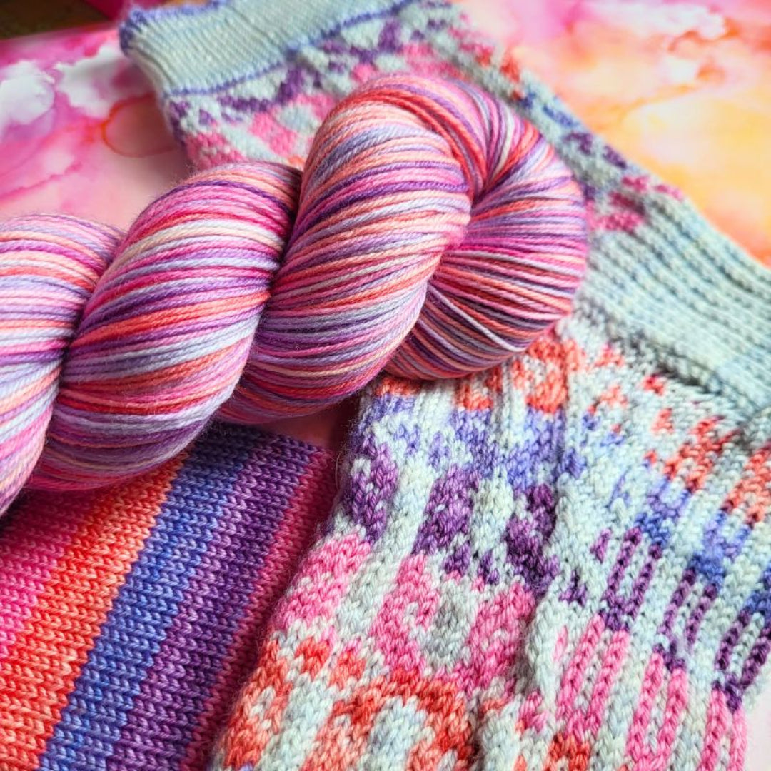XO Socks | Knitting pattern and Optional kits