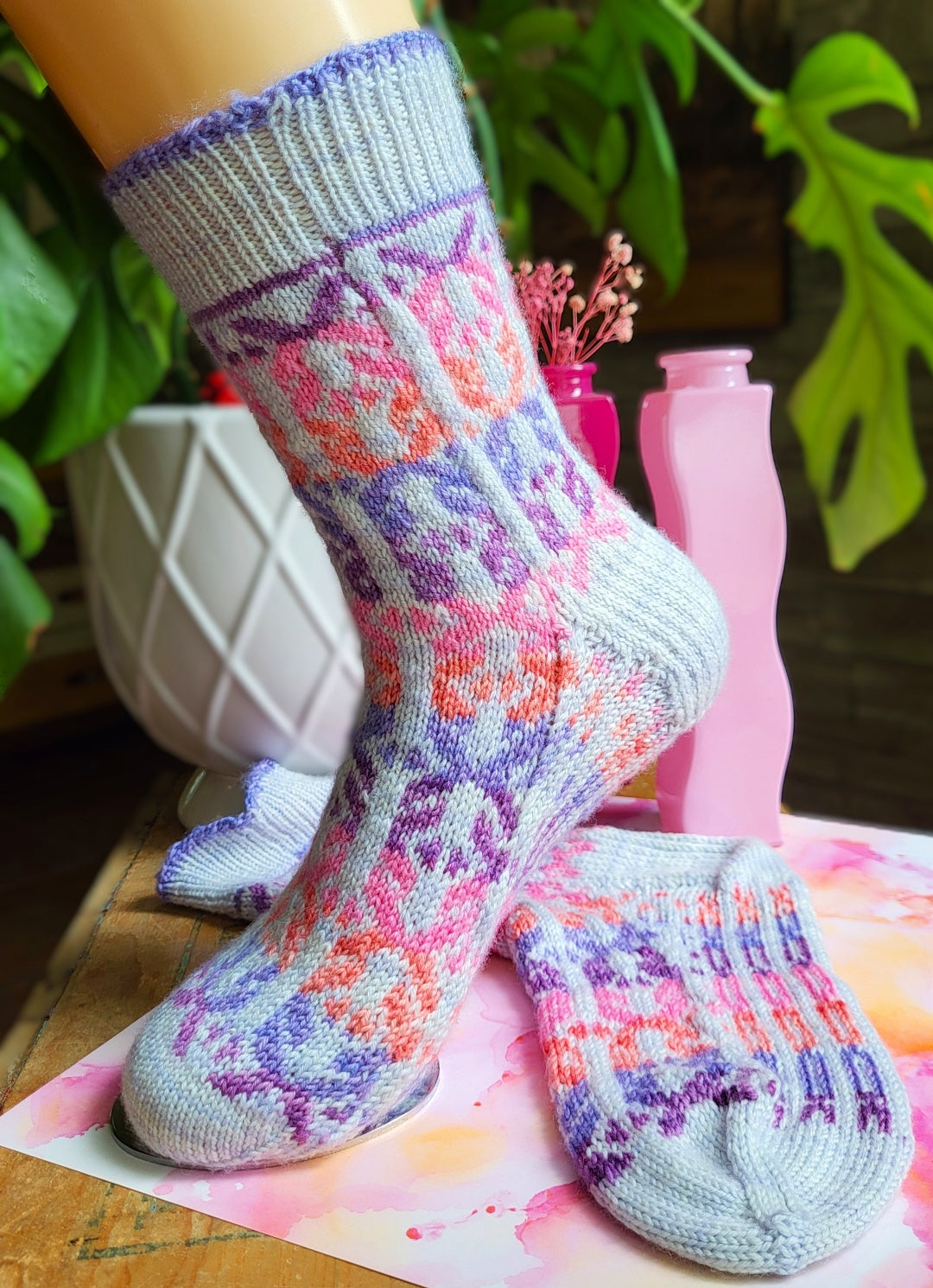 XO Socks | Knitting pattern and Optional kits