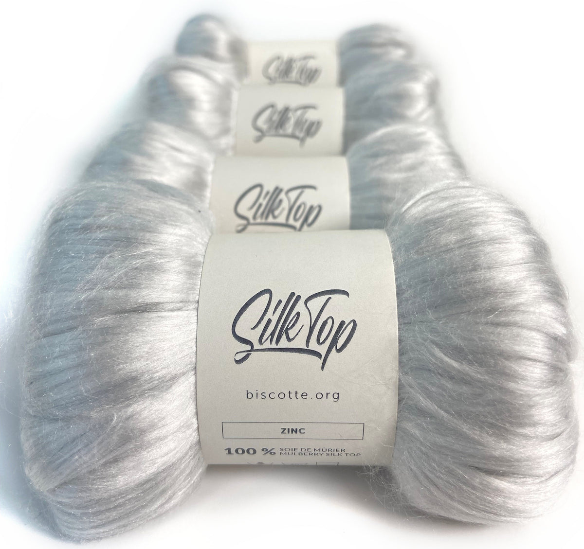 Silk Top - Spinning Fiber