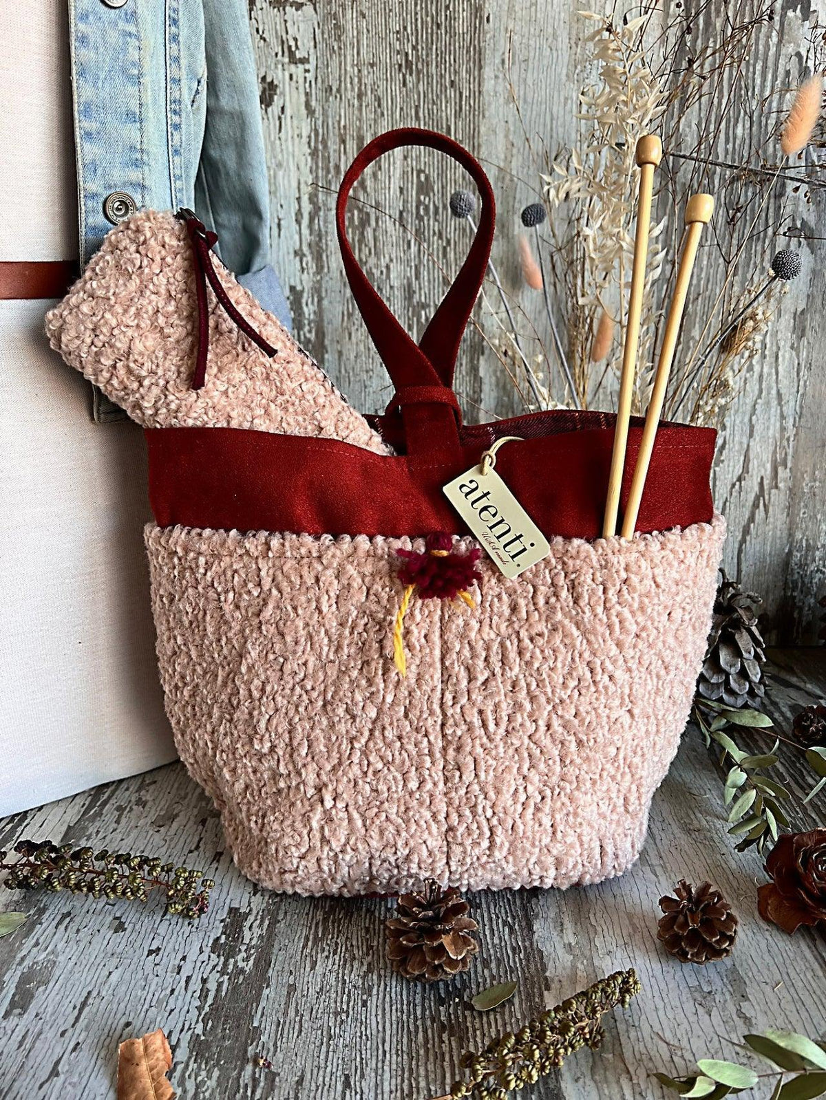 Atenti bags & Accessory Pouches - Les Laines Biscotte Yarns