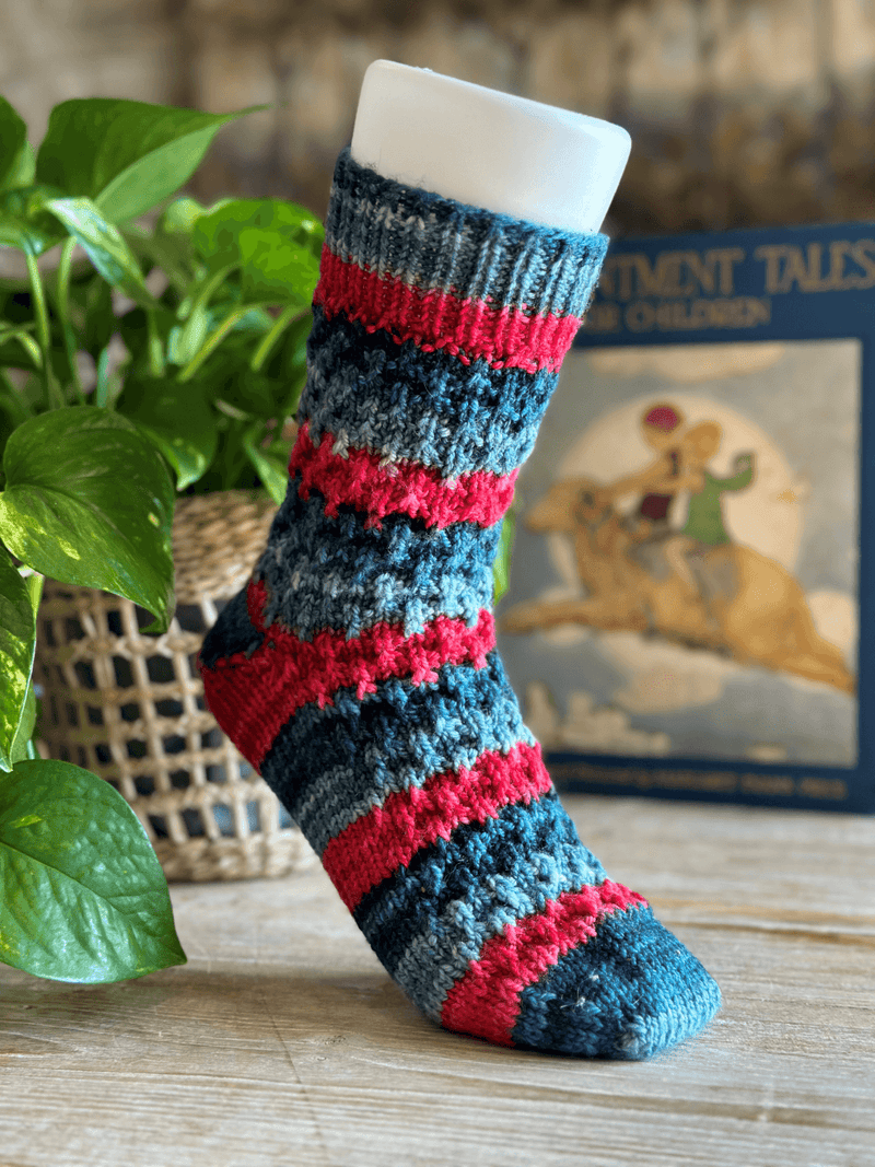 Rudolph's Socks | knitting pattern and knitting kits
