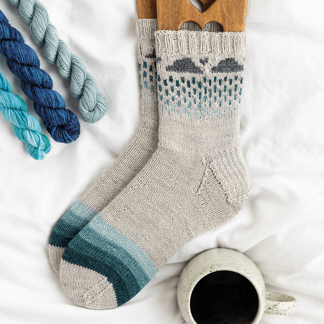 Knit a Box of Socks by Julie Ann Lebouthillier - Biscotte Yarns