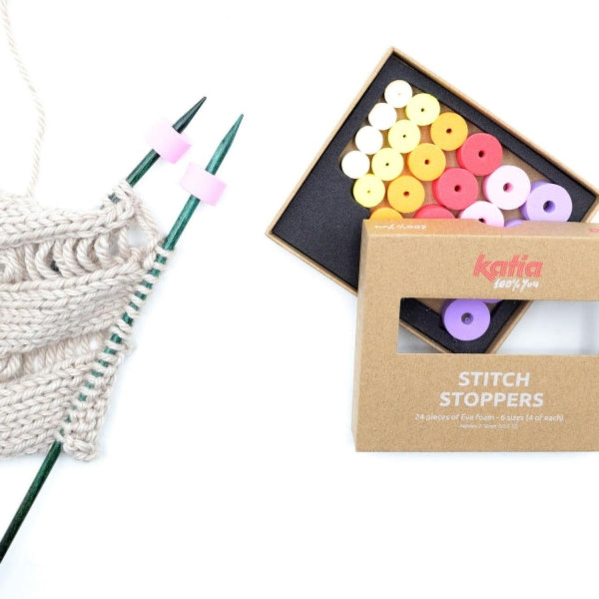 KATIA KNITTING NEEDLE STOPPERS