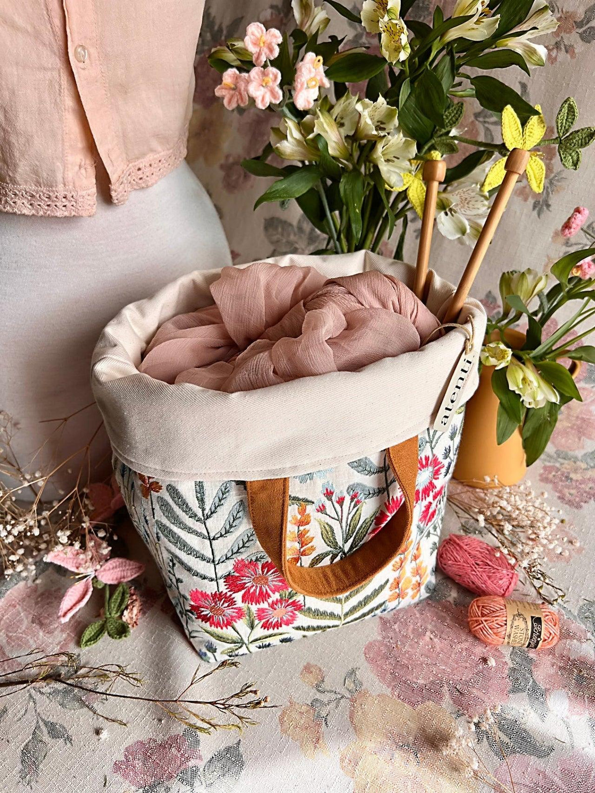 Atenti Wildflower Hope Basket - Biscotte Yarns