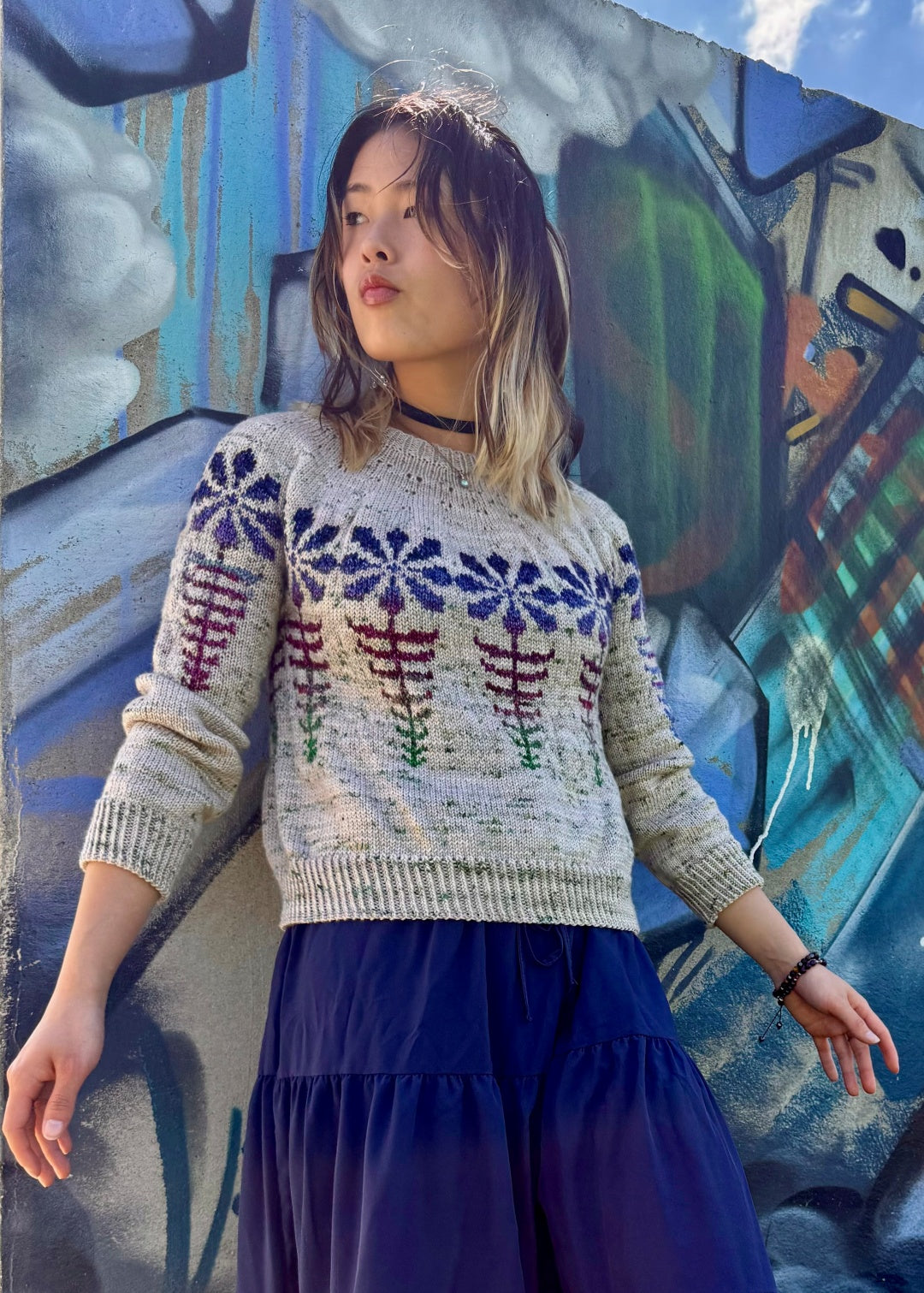 Tithonia Sweater | Knitting pattern and Optional kits