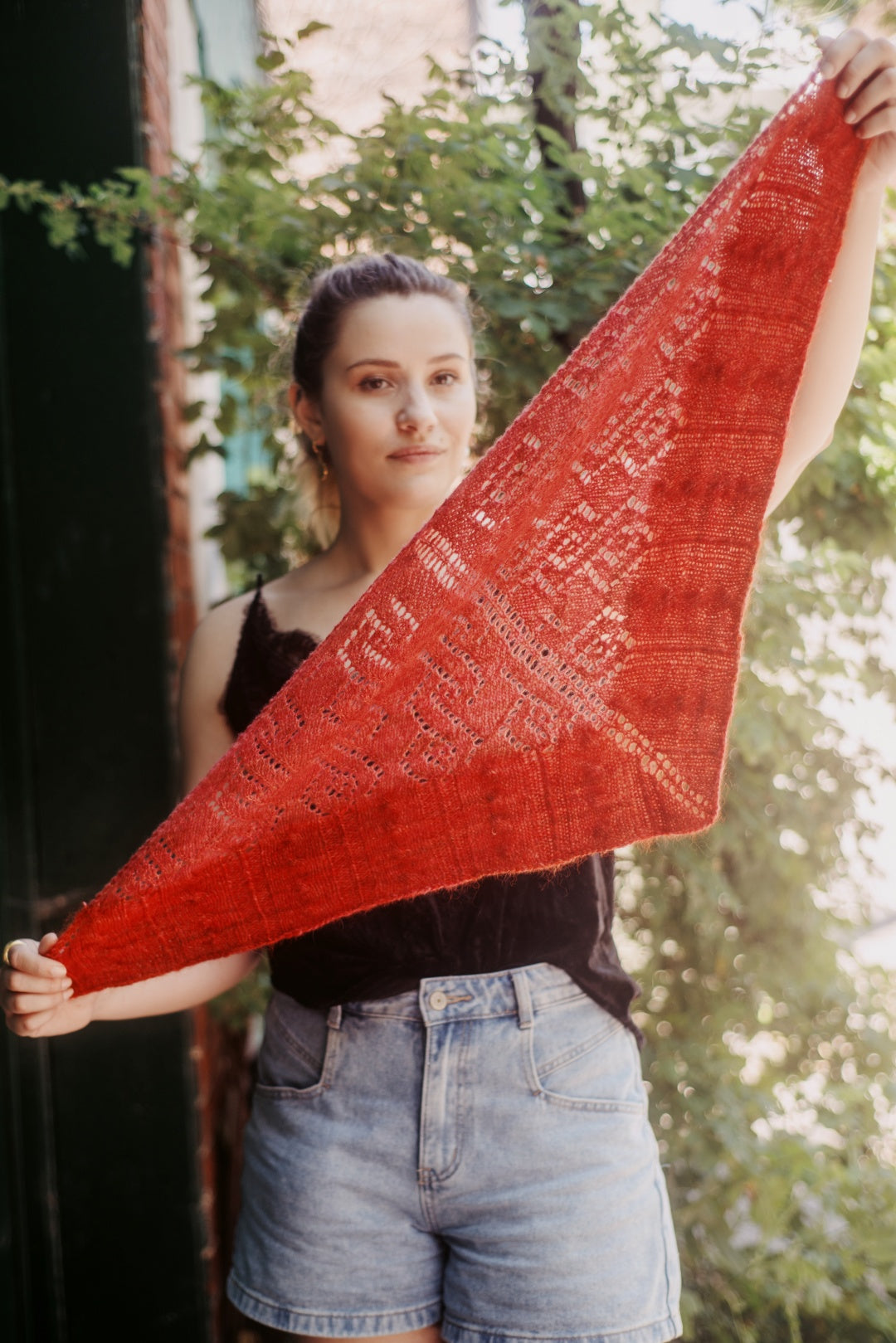 Luxury Cashmere Shawl  | Knitting pattern and knitting kits