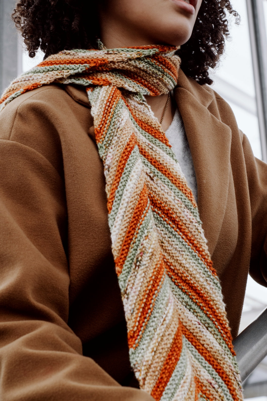 Extruded Scarf | Knitting pattern and Optional kit