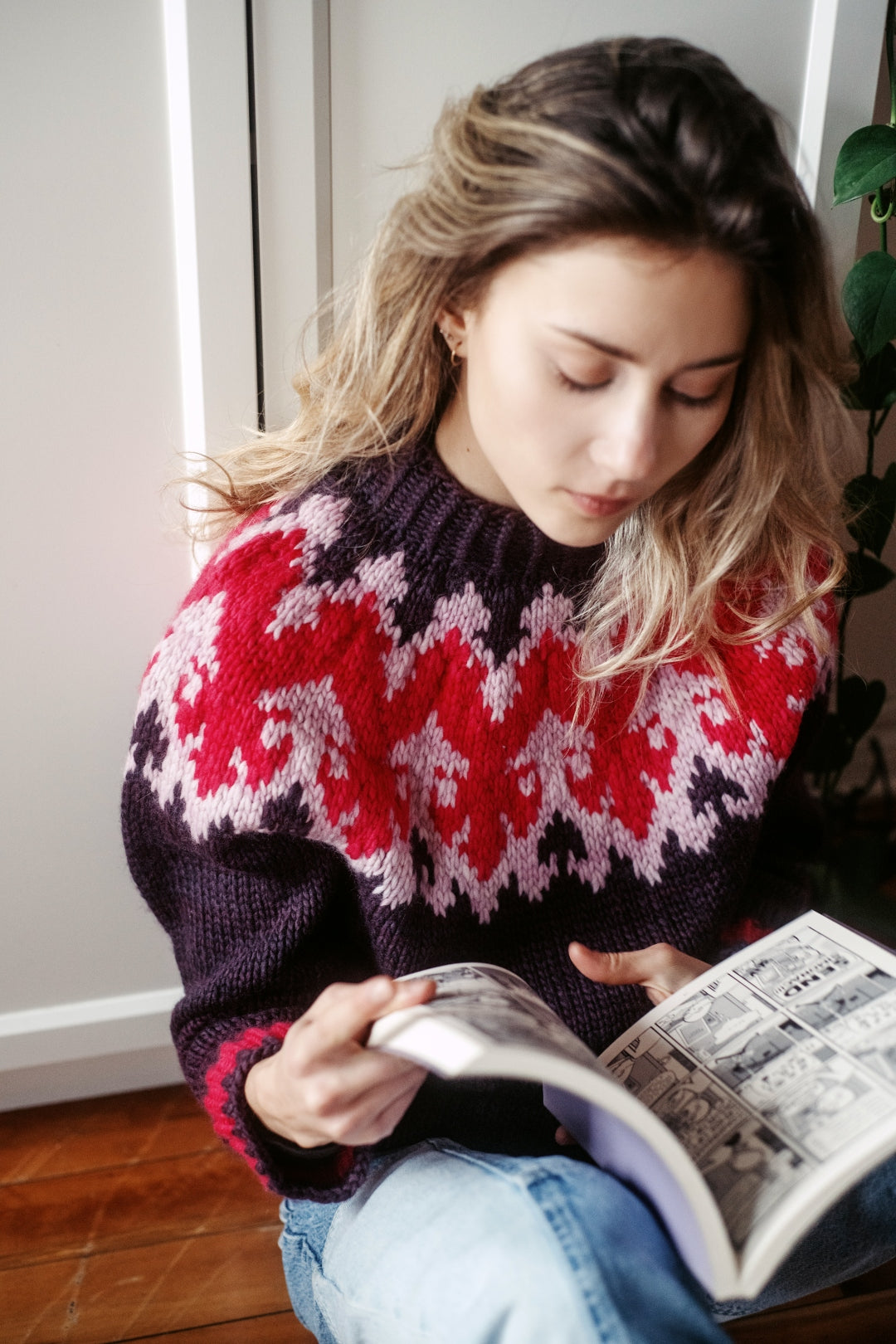 Acanthus Yoke Pullover | Knitting Pattern and Optional Kits