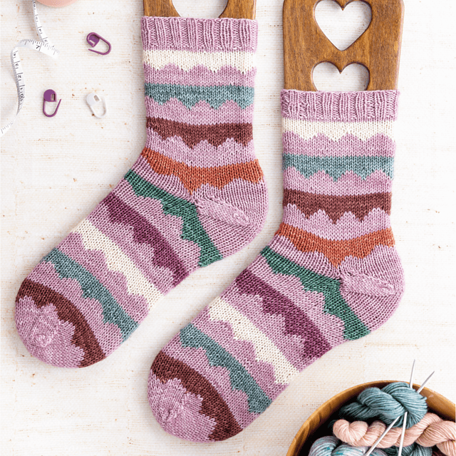 Knit a Box of Socks by Julie Ann Lebouthillier - Biscotte Yarns