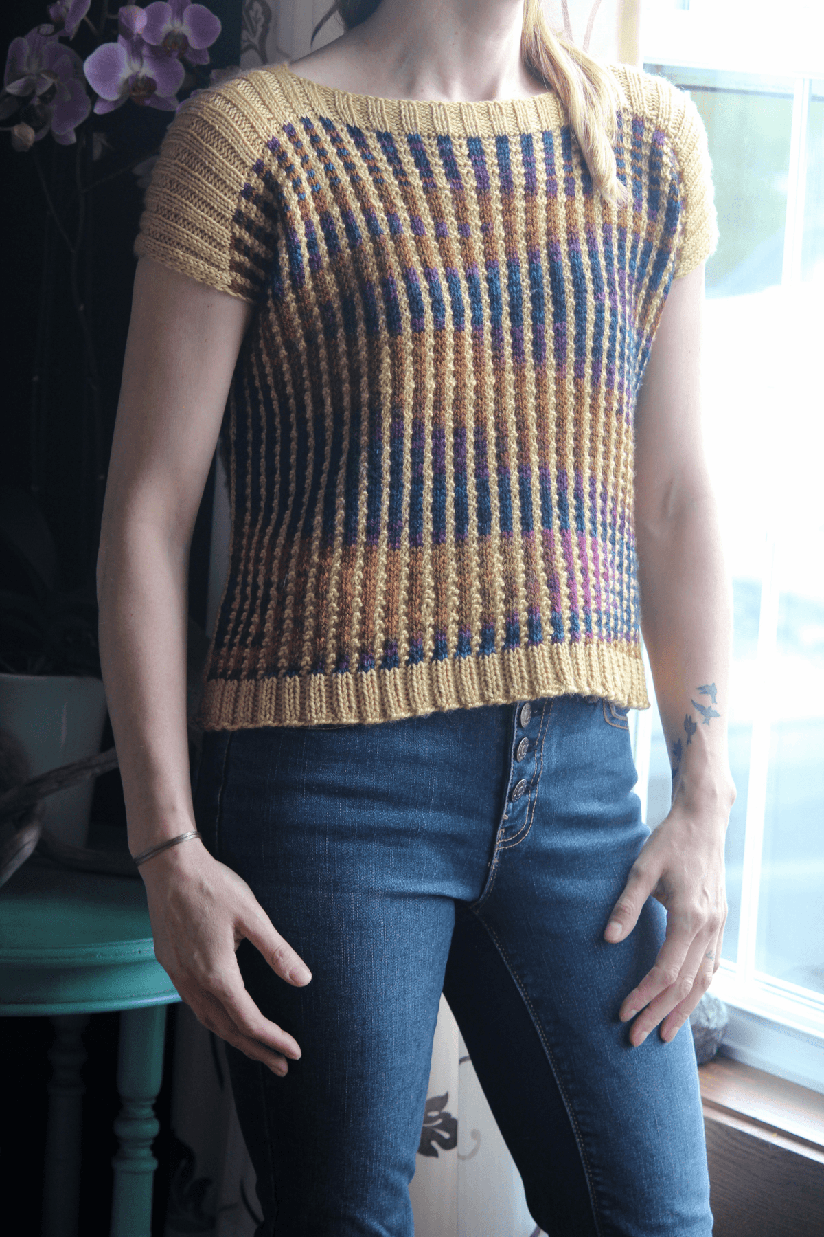 Clafou-Tee | Free Knitting Pattern - Biscotte Yarns