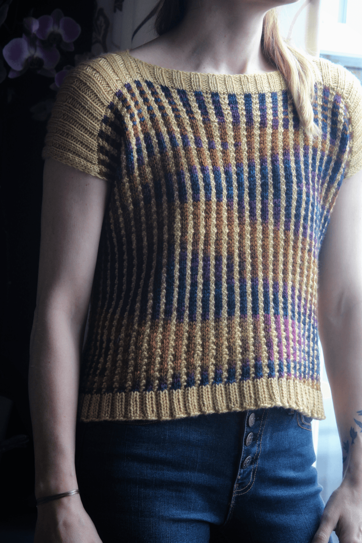 Clafou-Tee | Free Knitting Pattern - Biscotte Yarns