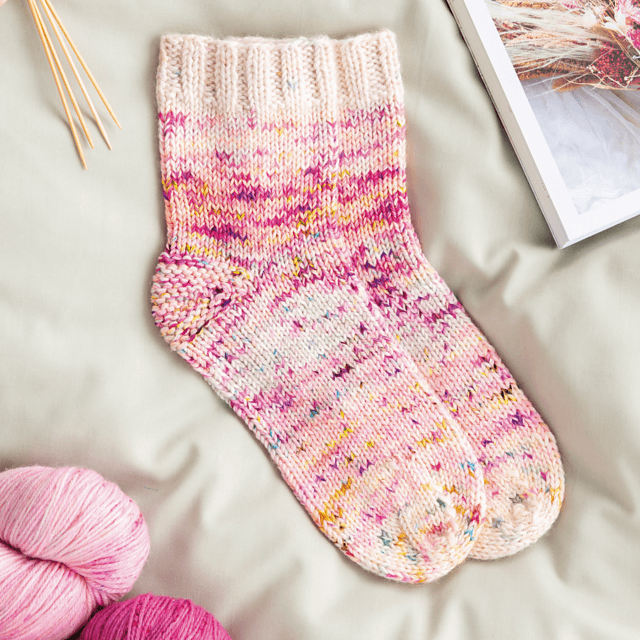 Knit a Box of Socks by Julie Ann Lebouthillier - Biscotte Yarns