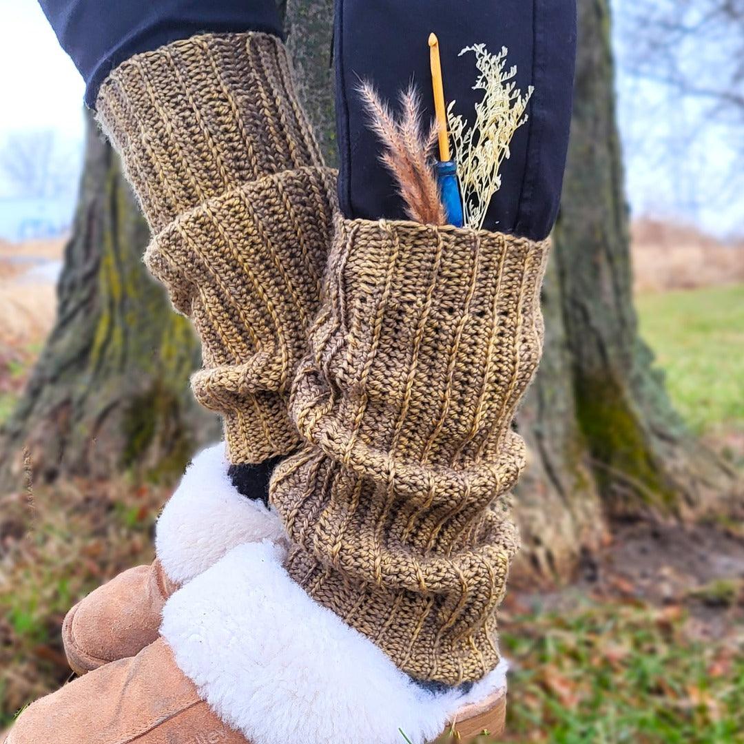 Walking Trail Leg Warmers | Knitting Pattern - Biscotte Yarns