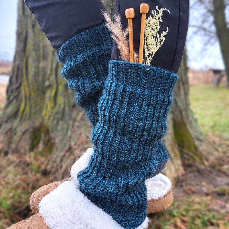 Walking Trail Leg Warmers | Knitting Kit - Biscotte Yarns