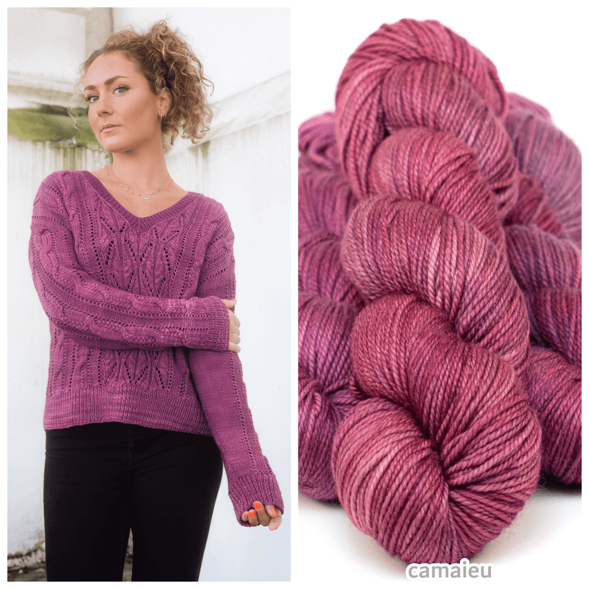 Zenia Sweater | Knitting kit - Biscotte Yarns