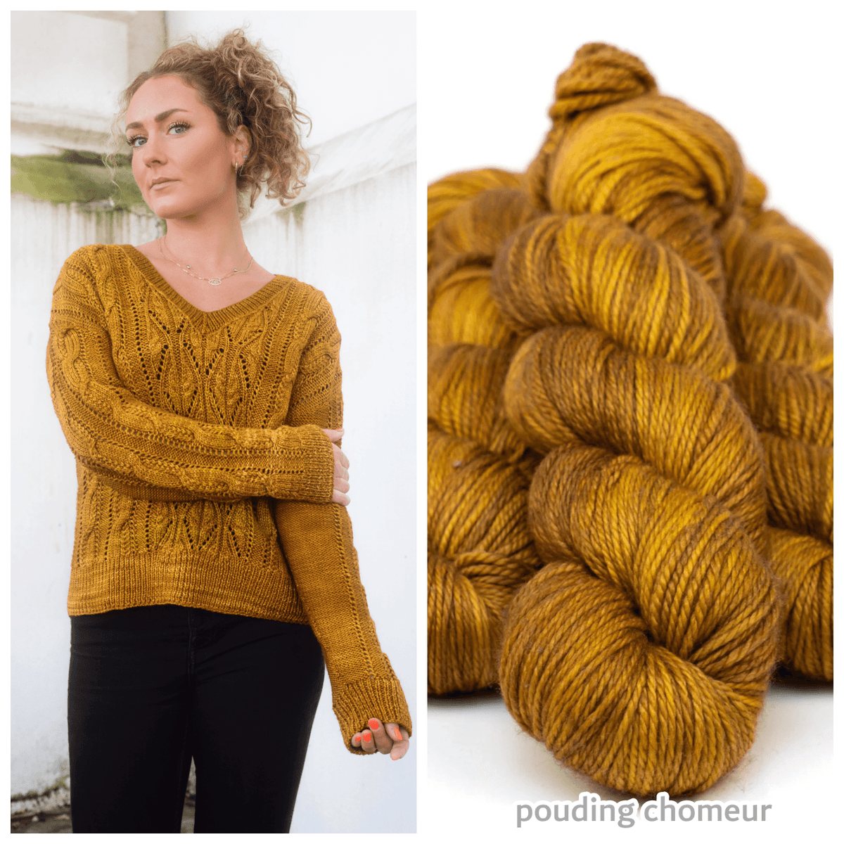 Zenia Sweater | Knitting kit - Biscotte Yarns