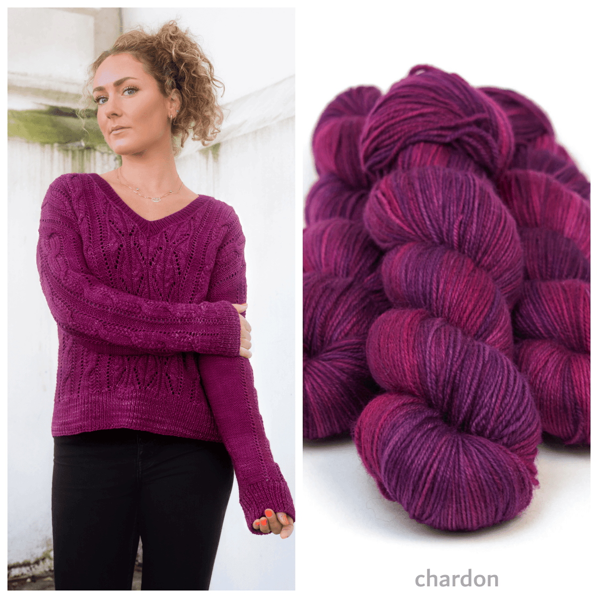 Zenia Sweater | Knitting kit - Biscotte Yarns