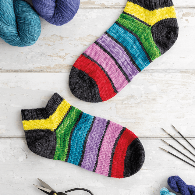 Knit a Box of Socks by Julie Ann Lebouthillier - Biscotte Yarns