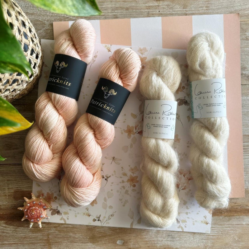 Peachesse Pullover | Knitting kit - Biscotte Yarns