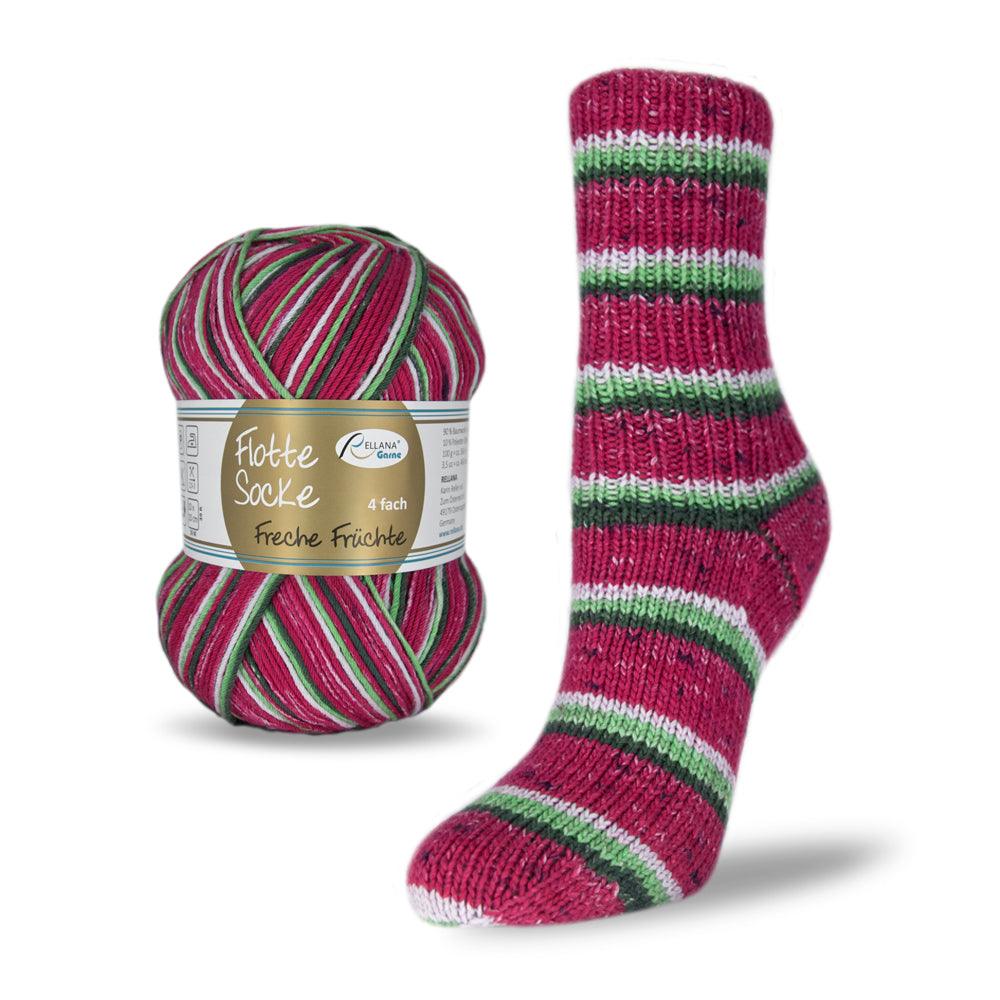 Flotte Sock Freche Fruchte - Biscotte Yarns