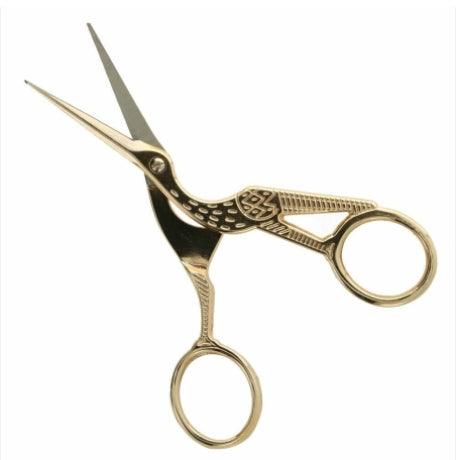 Stork Needlework Scissors - 4 1/2'' (11.4cm) - Biscotte Yarns