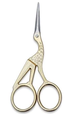 Stork Needlework Scissors - 4 1/2'' (11.4cm) - Biscotte Yarns