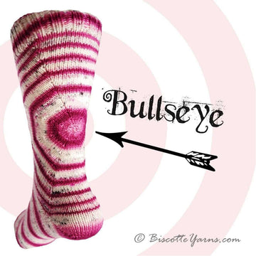 Bullseye socks | Knitting kit - Biscotte Yarns